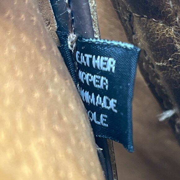 Tony Lama Women’s Brown Embroidered Leather Western 3R Cowgirl Boots Size 8B - Picture 9 of 12